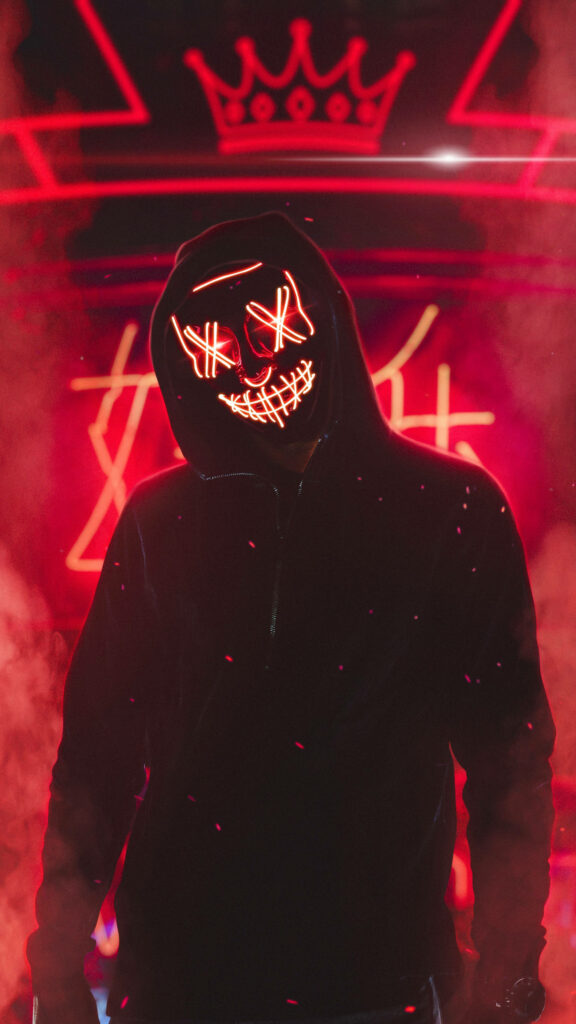 Cyberpunk Avenger: Unveiling the Neon Shadows Wallpaper
