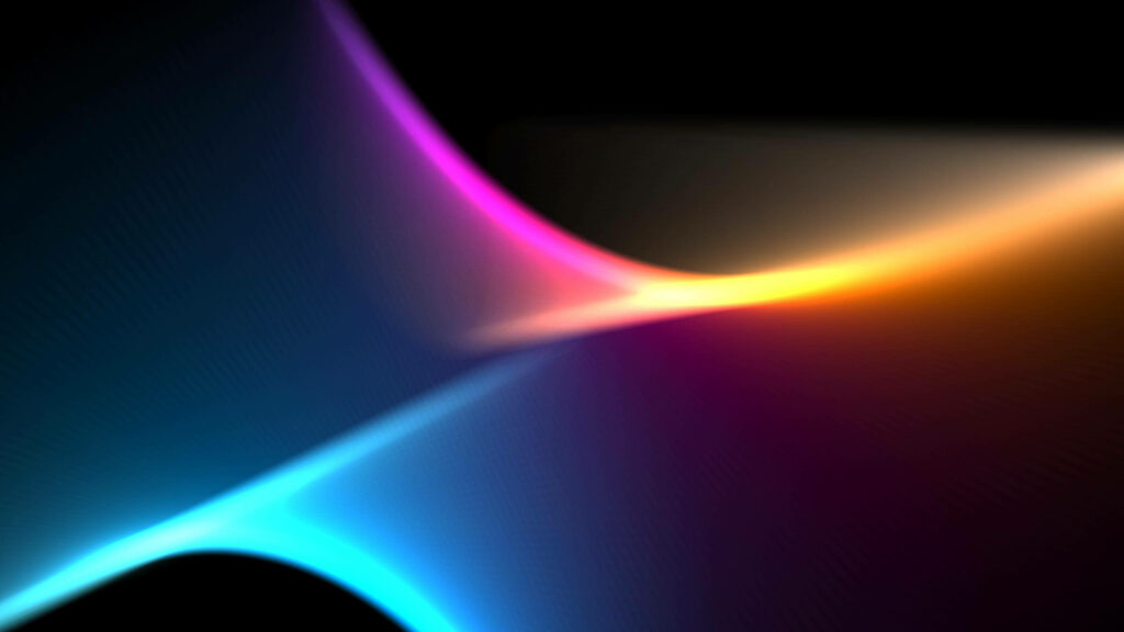 Glowing Symphony: Interactively Colored Neon Lights Wallpaper