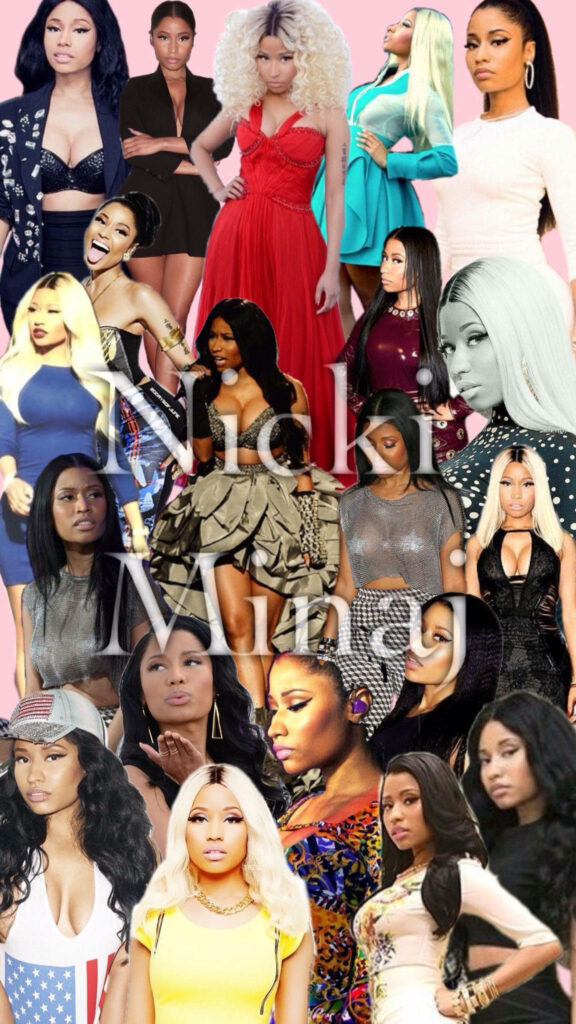 Nicki Minaj Mosaic Wallpaper: Iconic Looks & Stylish Outfits