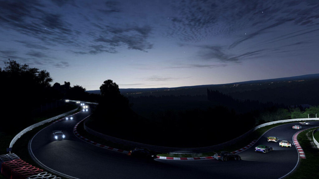 1920x1080 1080p Full HD Nighttime Highway Speedsters: A Stunning Project Cars Desktop Wallpaper
