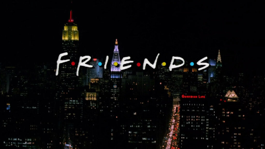 The Vibrant Nightlife: Friends In The City Wallpaper