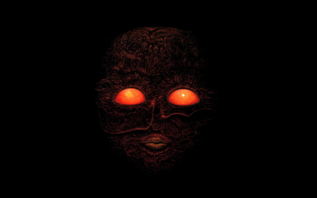The Shadowy Enigma: An Unsettling Creepypasta Scene Wallpaper