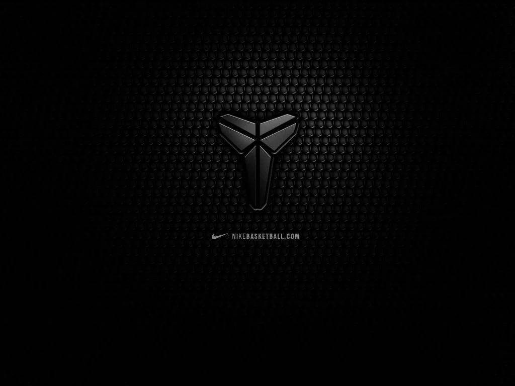 Nike Kobe Bryant Sheath logo on dark honeycomb background sleek metallic basketball wallpaper