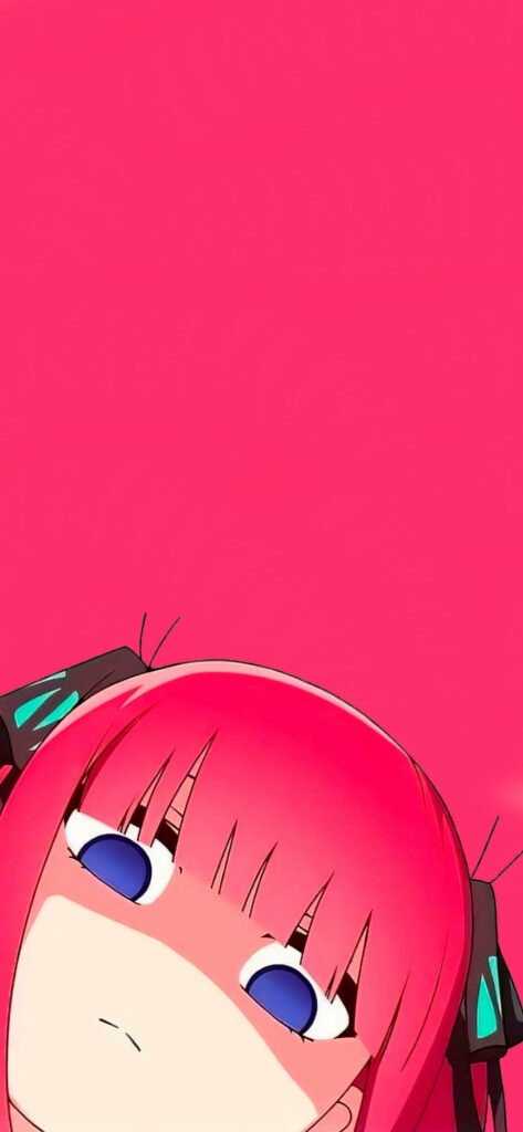 Vibrant Nino Nakano Wallpaper - The Quintessential Quintuplets Design