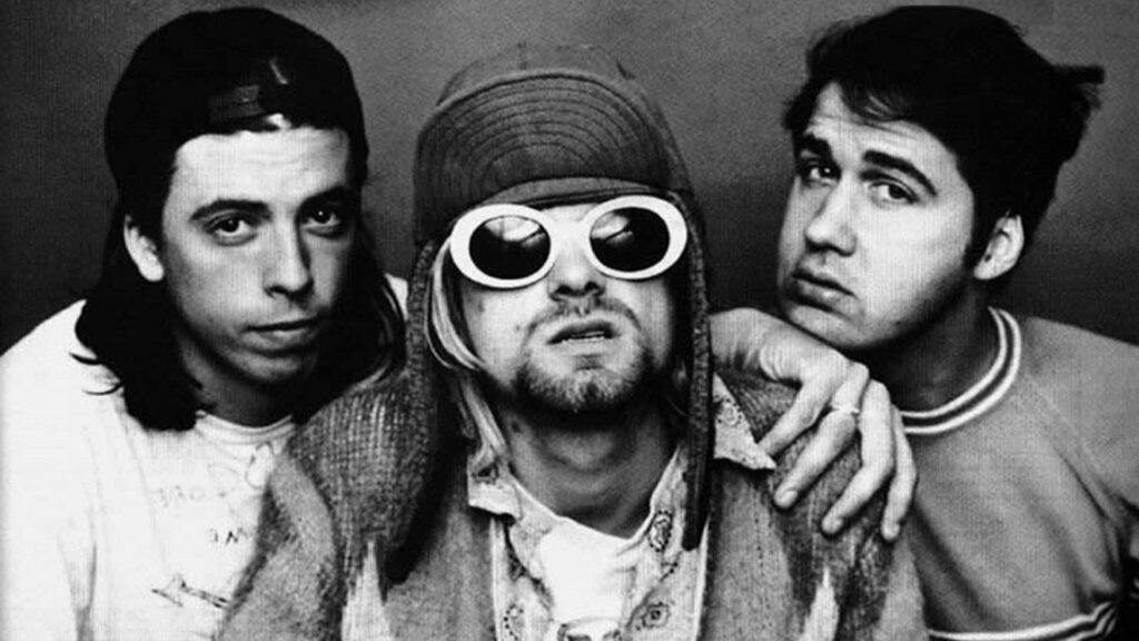 Nirvana Band Members Wallpaper: Iconic Glory Days Background