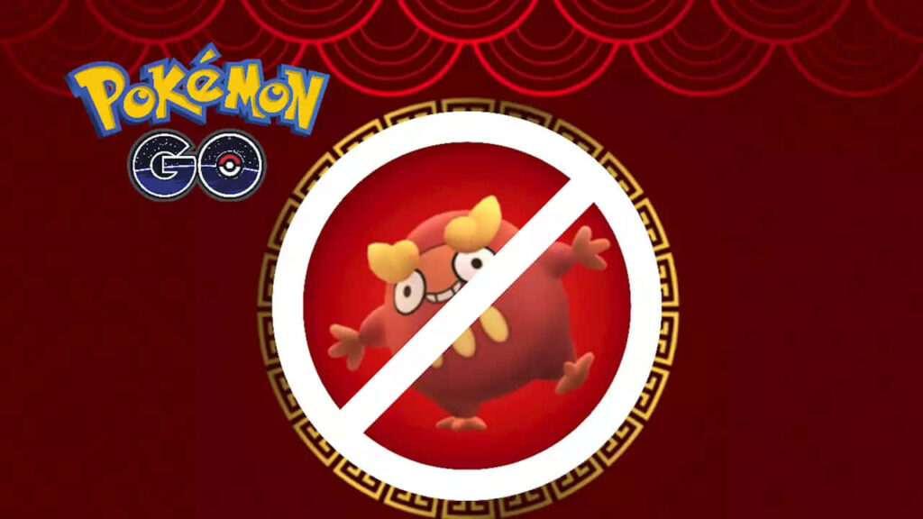 Bold Red Pokémon Go Wallpaper: No Darumaka Event Design