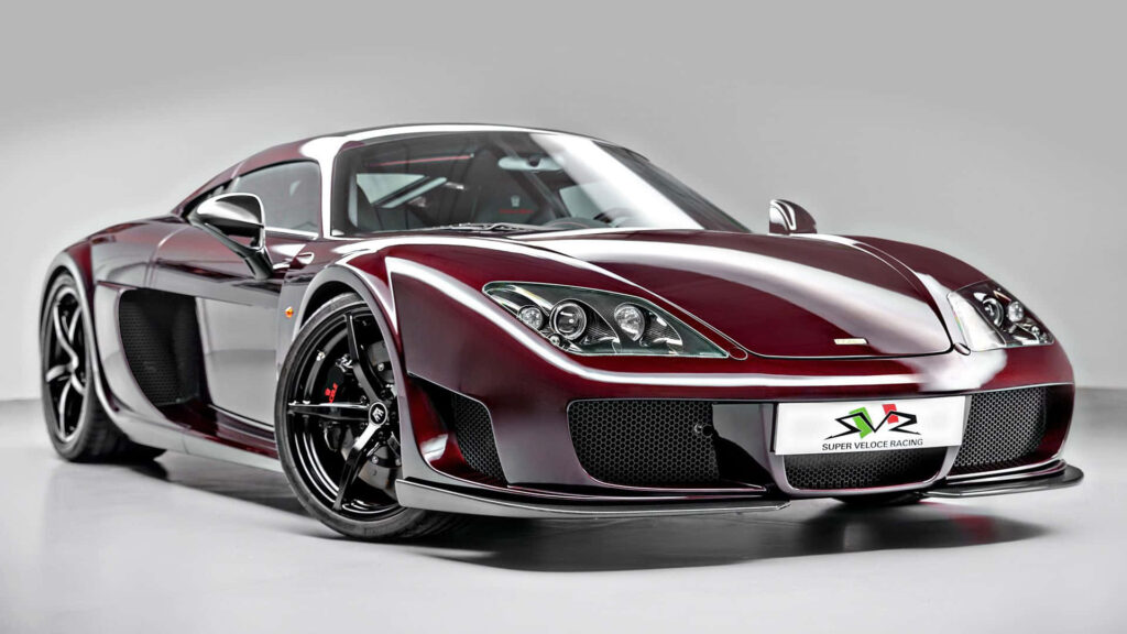 Front view of Noble M600 showcasing aggressive design smooth curves and sporty presence wallpaper