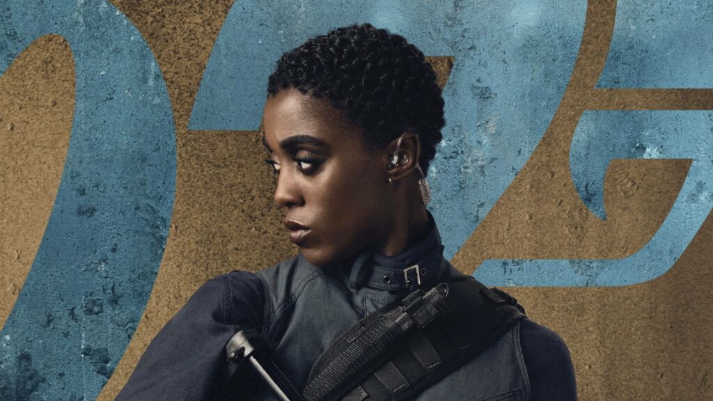 Nomi from No Time To Die: Confident Tactical Gear Wallpaper Background