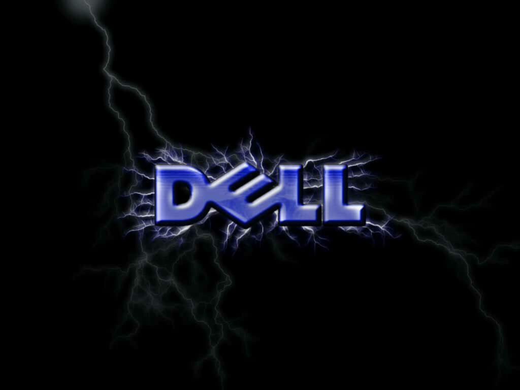Nostalgic Tribute: A Retro Dell Logo Shines in 4k Brilliance Wallpaper
