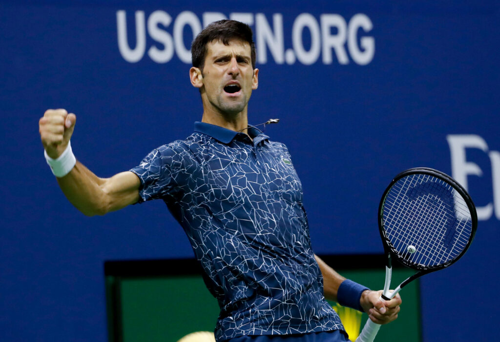 Novak Djokovic 2018 US Open: Celebrating Passion & Excellence Wallpaper
