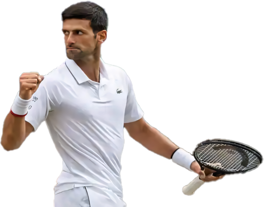 Novak Djokovic Victory Celebration Wallpaper - High-Quality Tennis Image