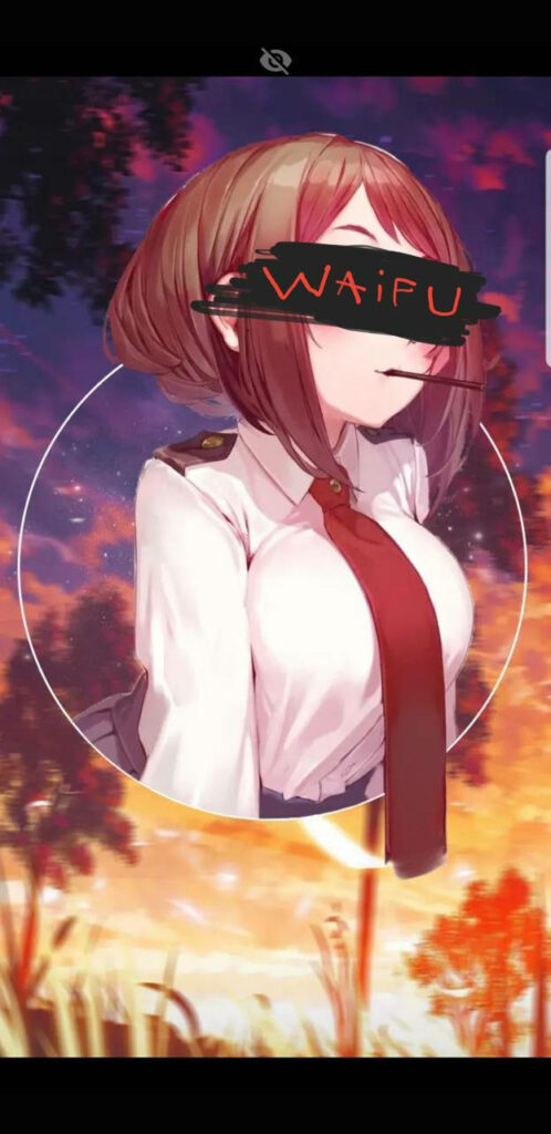Vibrant Ochaco Uraraka Wallpaper: Serene Nature & Sunset Backdrop