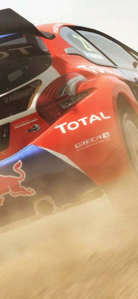 Thrilling Off-Road Adventure: Conquer the Rally Course with a Committed Co-Pilot Wallpaper