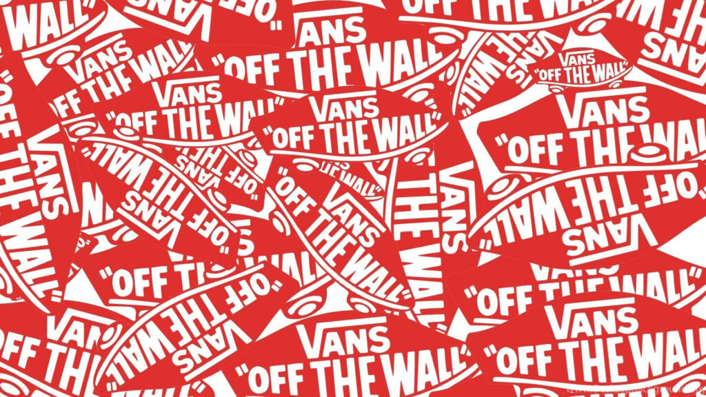 Unleash Your Style with Vans' Off-The-Wall Skate Pattern Wallpaper