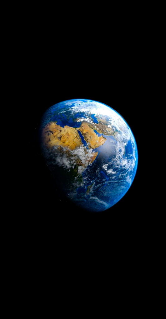 The Majestic Dunya: An Official HD Phone Wallpaper of Earth's Cosmos