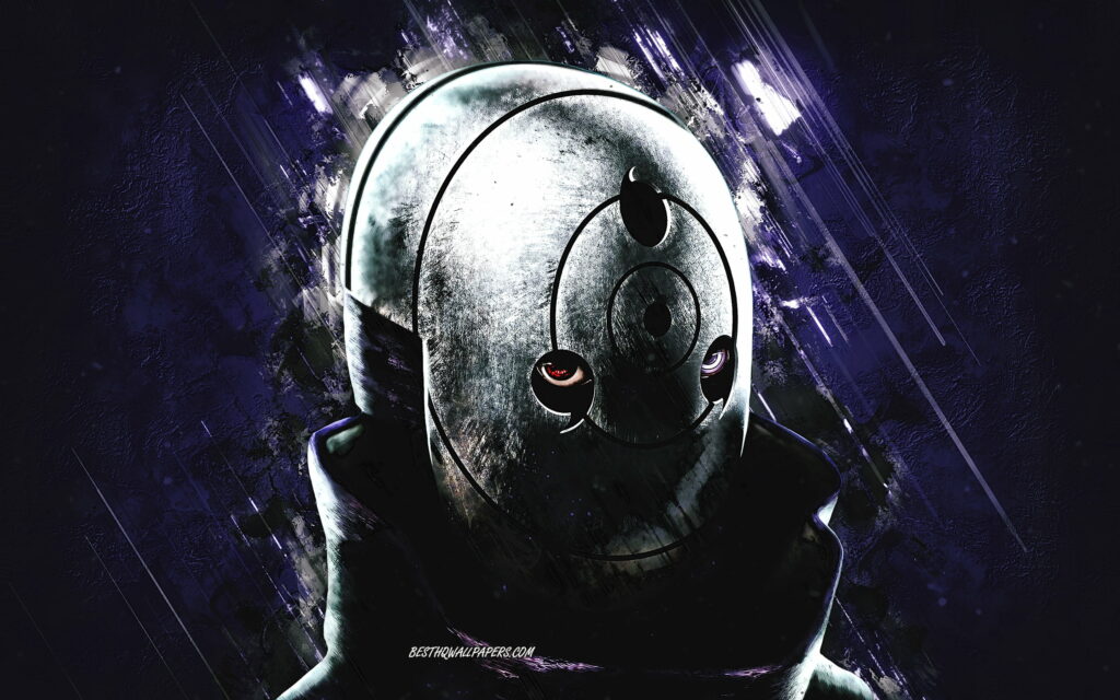 The Duel of Legendary Uchihas: Masked Obito vs Masked Madara in Naruto Jinraiden Wallpaper