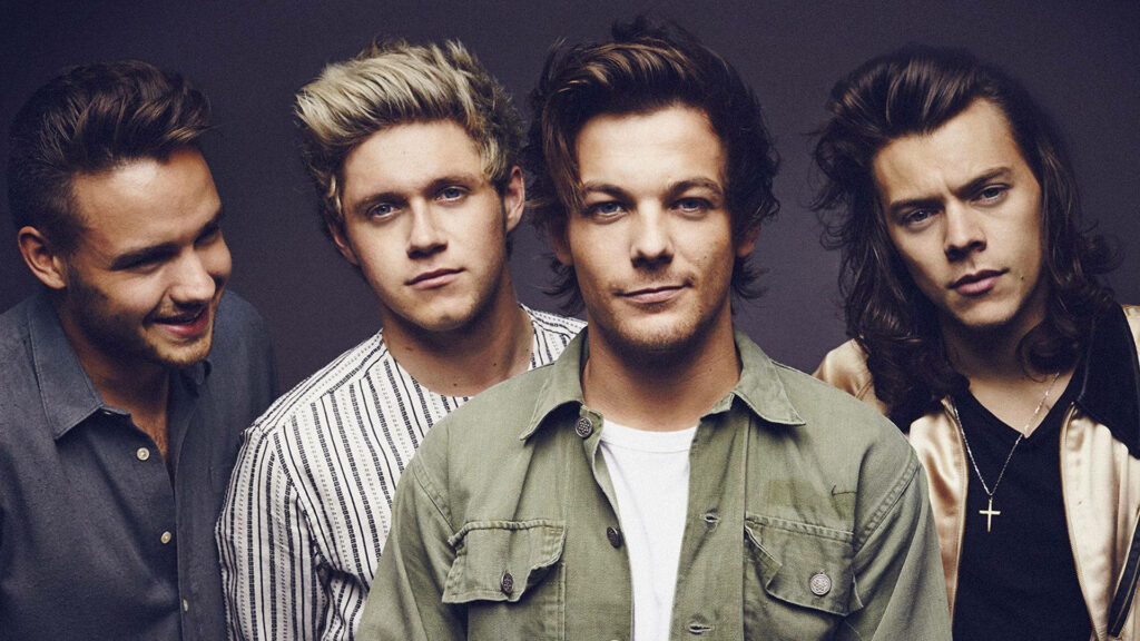 Stand Together in Alluring Poise: One Direction's On the Road Again Tour Wallpaper
