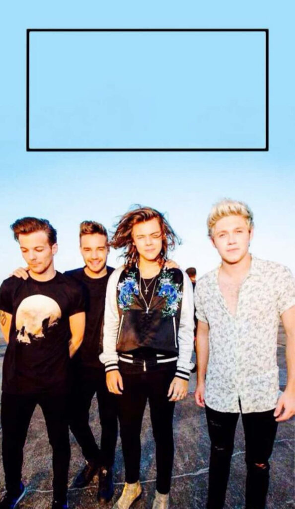 Sky-High Glam: 1D Strikes a Pose with Sleek iPhone Aesthetics! Wallpaper