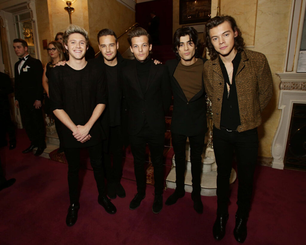 One Direction's Heartthrobs Harry Styles, Louis Tomlinson, Niall Horan, Liam Payne, and Zayn Malik Mesmerize Their Adoring Fans Wallpaper
