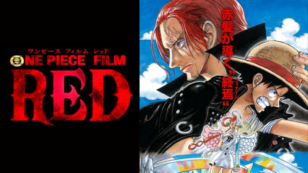 Pirate Dreams Unleashed: Mesmerizing One Piece Film Red Collage Wallpaper