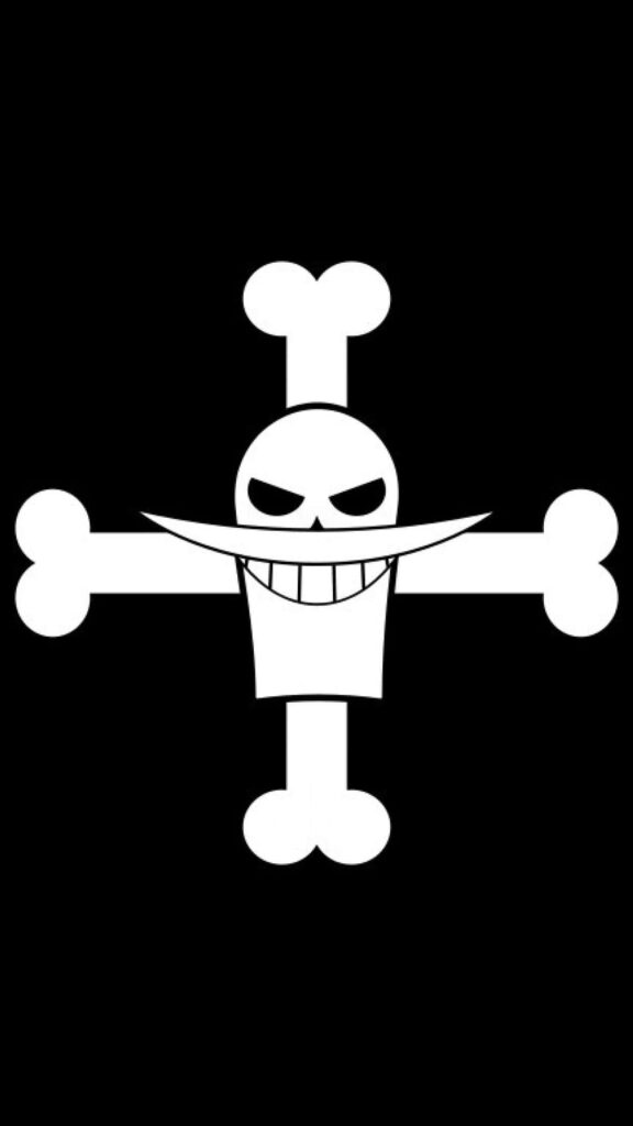 Jolly Roger Skull Wallpaper - One Piece Adventure on Black Background