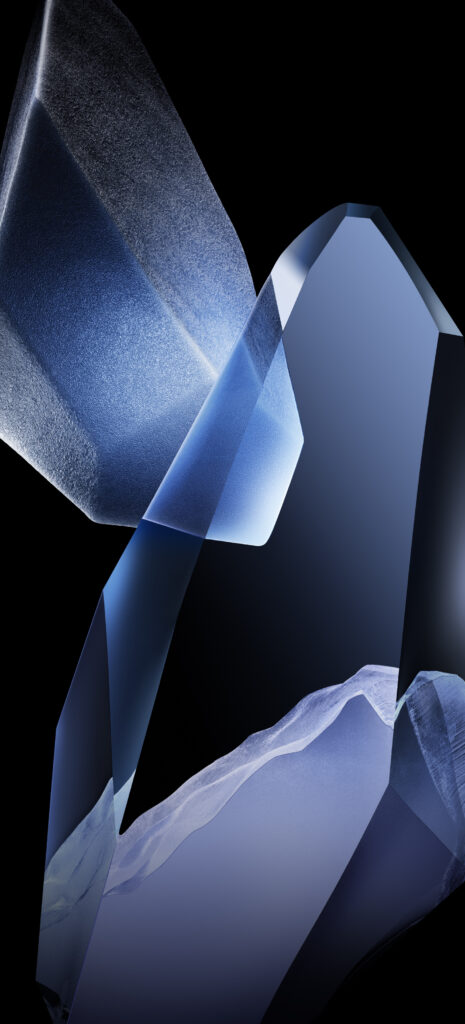 Abstract Crystalline Blue Background for OnePlus 13 Wallpaper