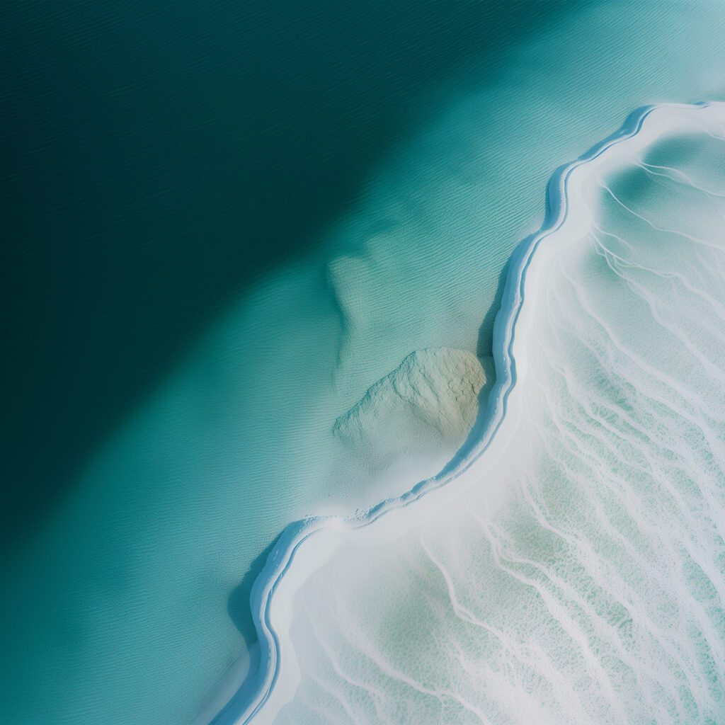 Tranquil Aerial Wallpaper: OnePlus OxygenOS 15 Natural Landscape