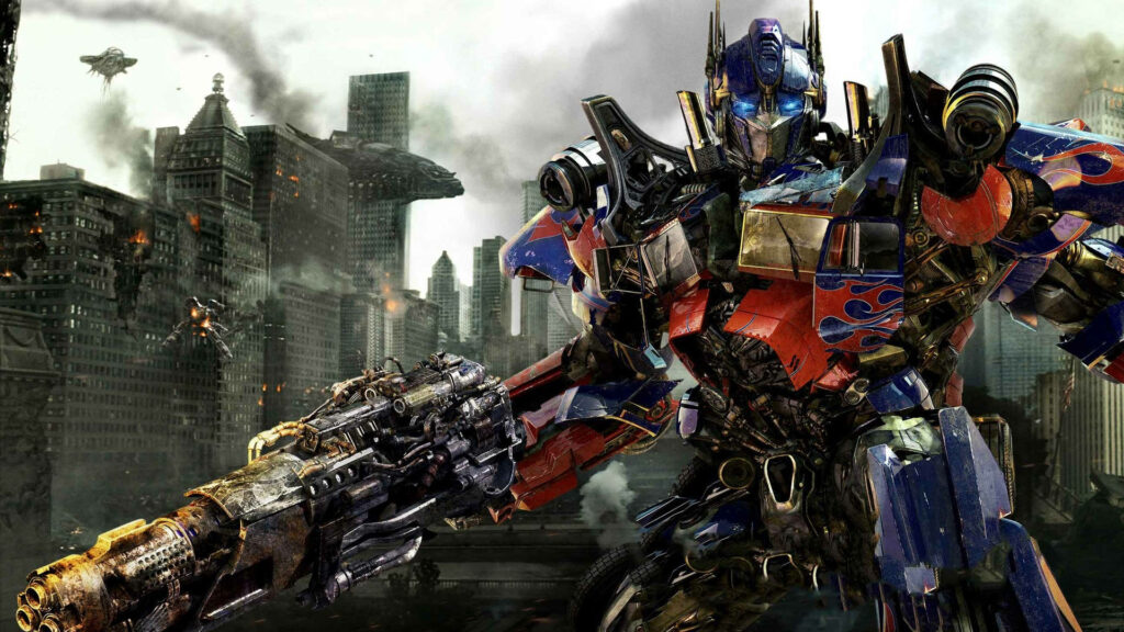 Transformers: Dark of the Moon - Optimus Prime Rises from the Ashes Wallpaper