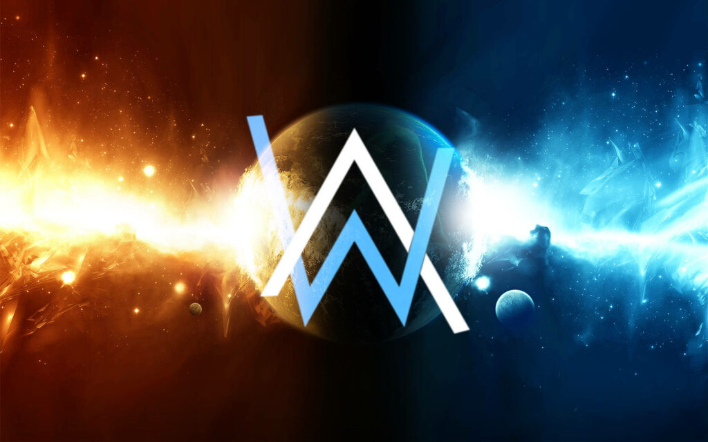 Interstellar Harmony: Alan Walker's Celestial Beat Wallpaper