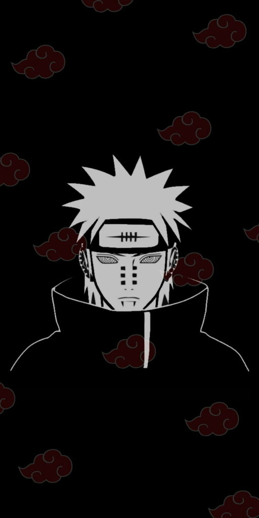 Naruto's Akatsuki: HD Anime Android Wallpaper with Pain and Japanese Influence