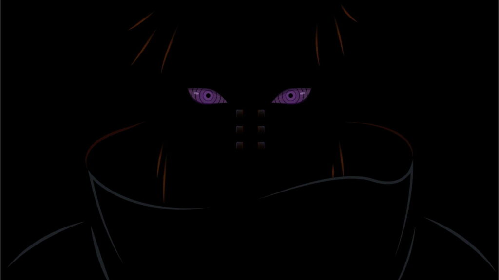 Painful Reflections: Drawing Inspiration from Naruto's Dark Aesthetic Wallpaper