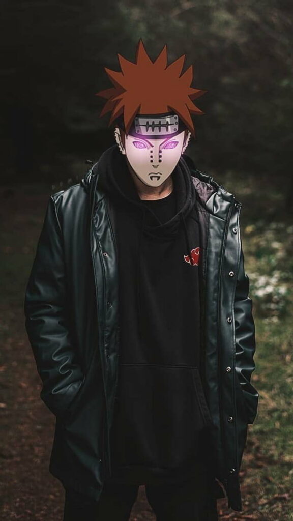 Painful Encounter: The Akatsuki's Wrath Unleashed in HD Naruto Phone Wallpaper Image