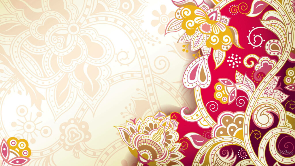 Visual Delight: Captivating Paisley Design Inspiring Wallpaper