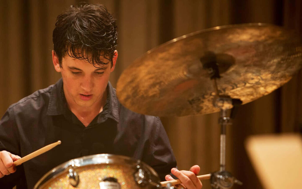 Intense Drummer Live Performance: Wallpaper Background Art