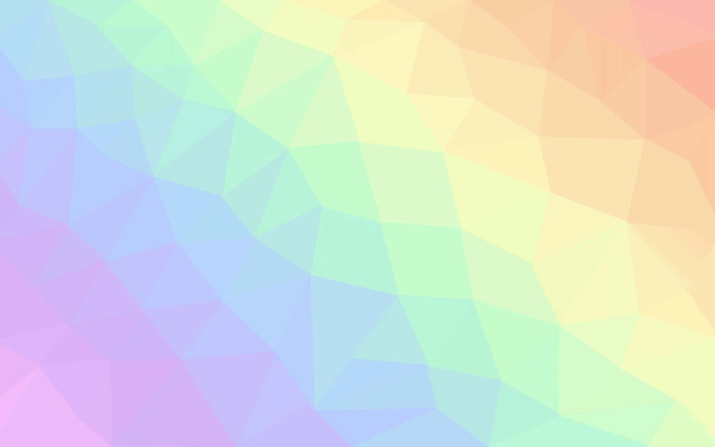 Pastel Rainbow Abstract Wallpaper: Geometric Gradient Background