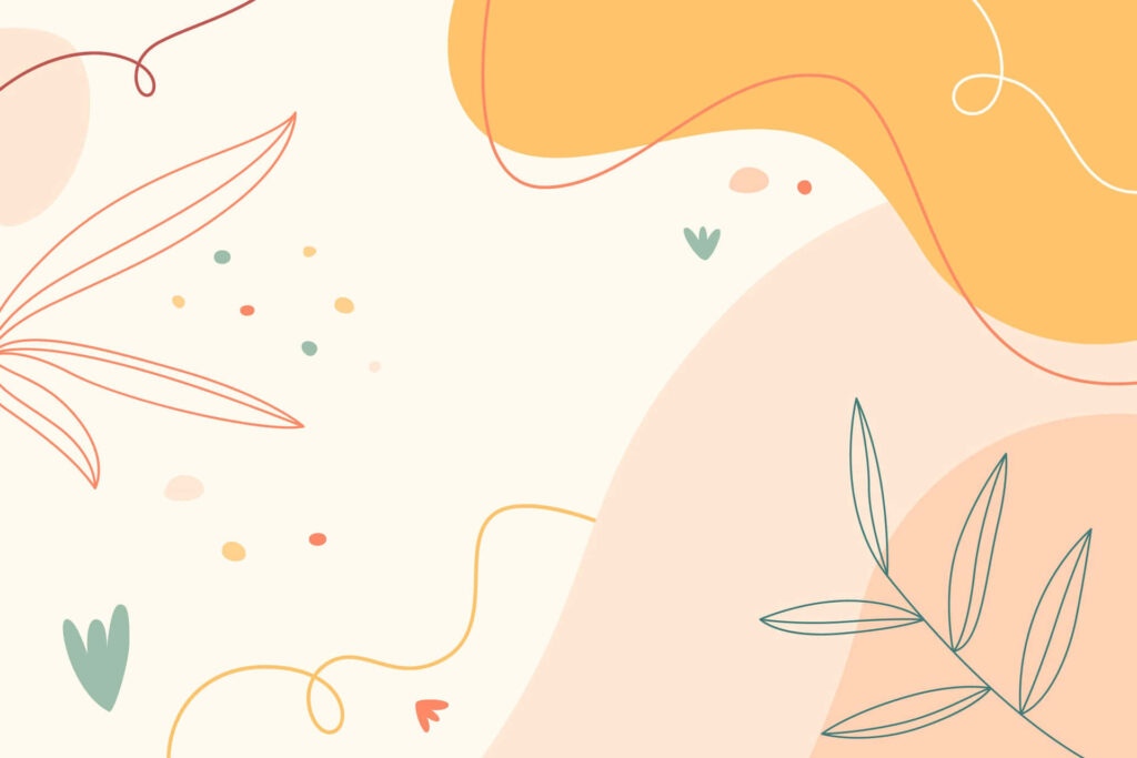 Minimalist Boho Abstract Wallpaper: Serene Pastel Desktop Background