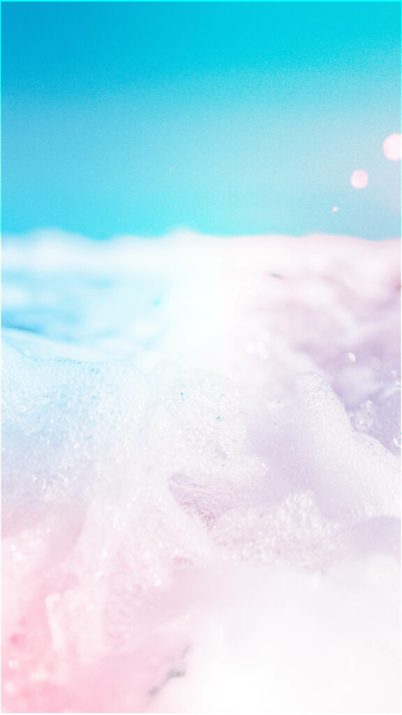 Pastel Ocean Waves Wallpaper: Minimalist Serenity & Beauty