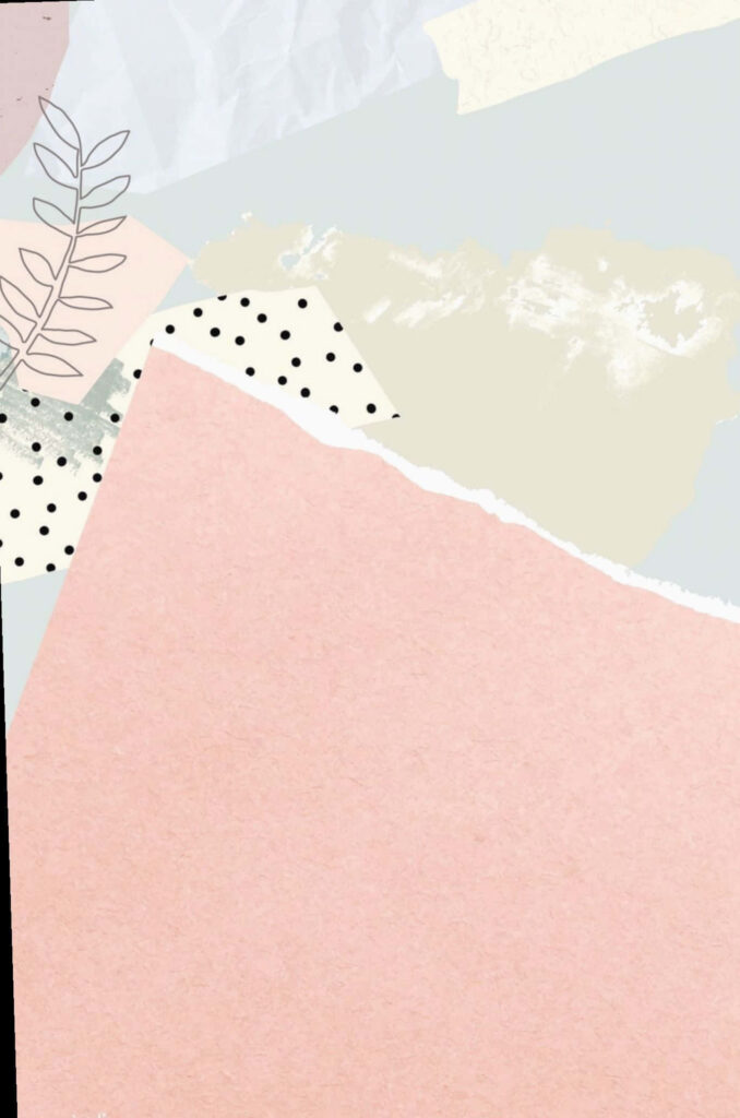 Elegant Pastel Paper Textures with Botanical Accents - Background Wallpaper