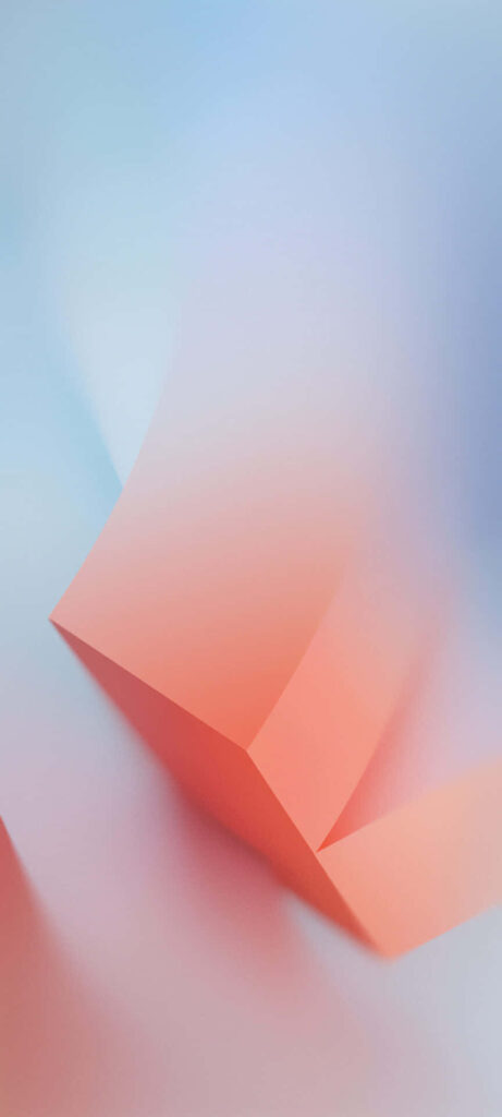 Pastel Pink and Blue Abstract Paper Wallpaper - Minimalist Background