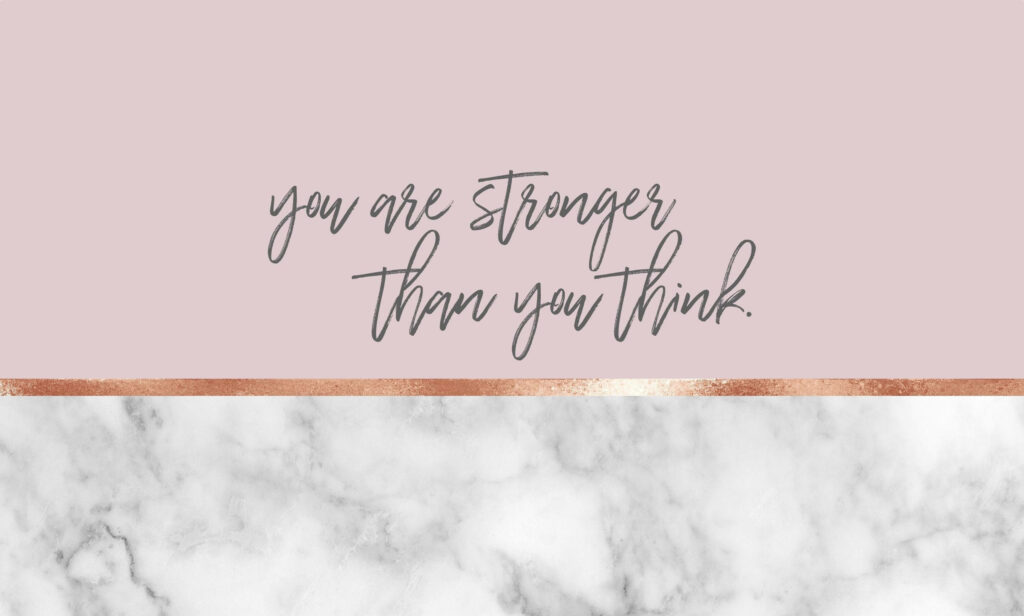 Pastel Pink Inspirational Wallpaper: Marble & Copper Elegance