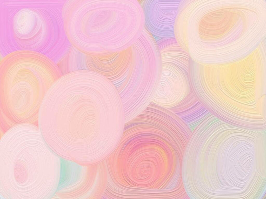 Pastel Swirly Patterns Wallpaper: Cute Soothing Background Design