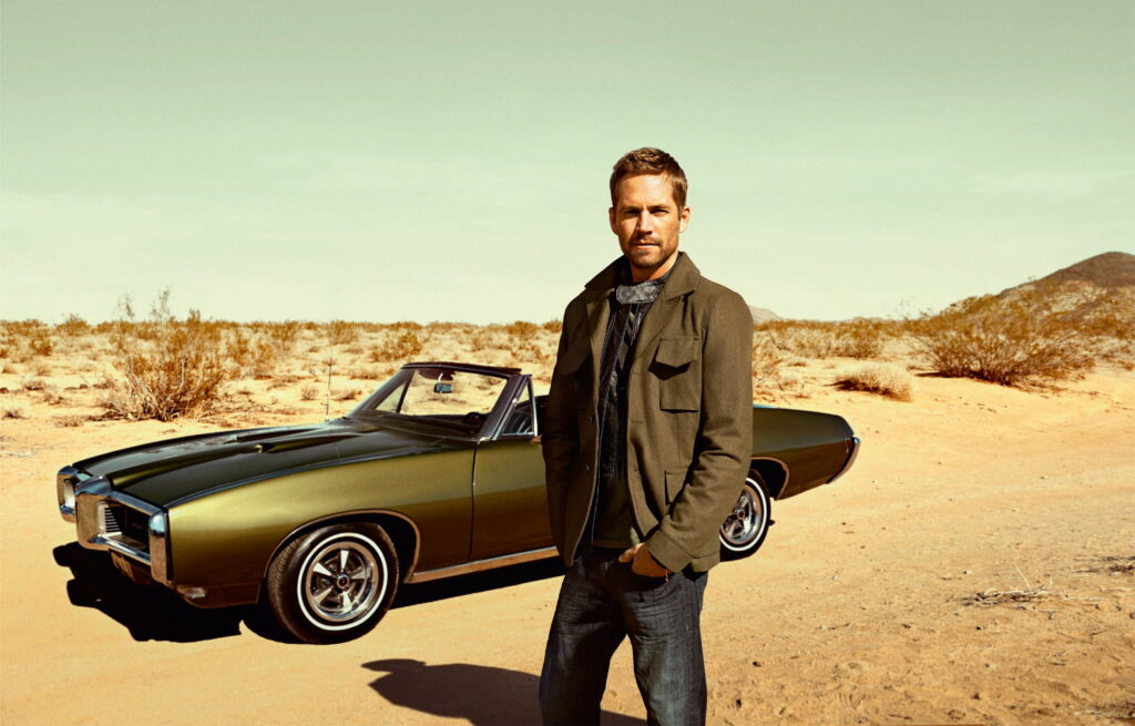 Iconic Paul Walker: Adrenaline and Automobiles Wallpaper