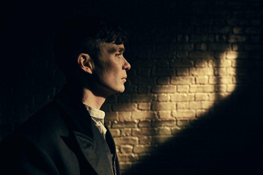 Gritty Glamour: Cillian Murphy as Thomas Shelby in Peaky Blinders - 4K Wallpaper Delivers UHD Background