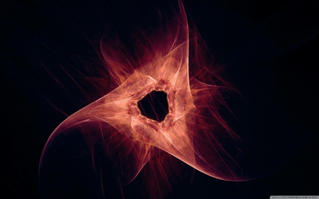 Unconventional Formation: Intriguing Triangle-Shaped Black Hole Defies Conventional Physics Wallpaper
