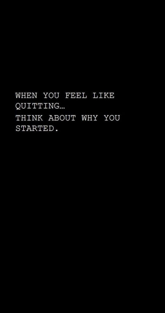 Motivational Quote Wallpaper: Perseverance on Black Background