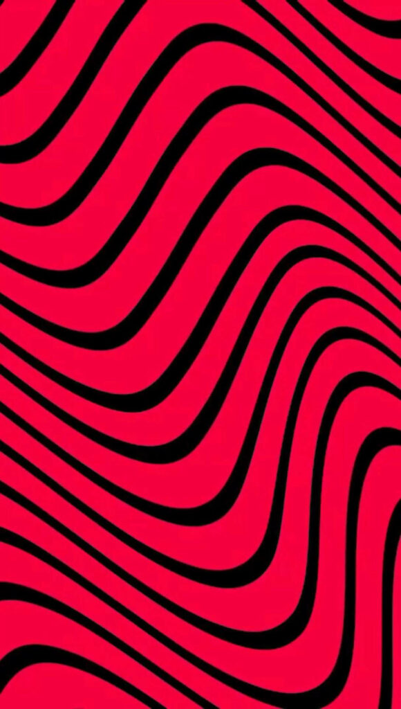 Pewdiepie red and black wavy line pattern wallpaper background iconic gaming design
