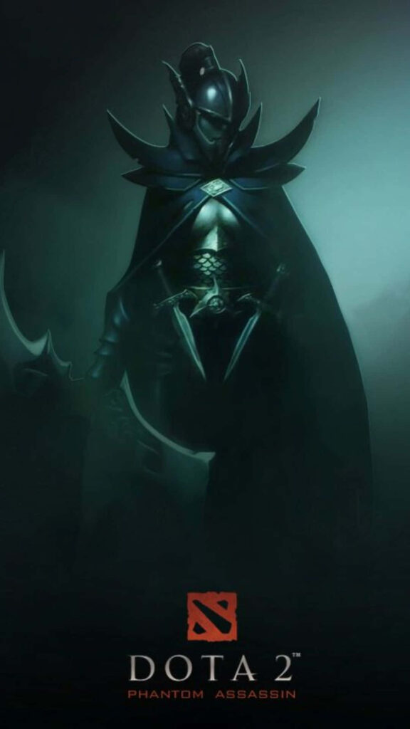 Phantom Assassin Dominates the Dota 2 Realm Wallpaper