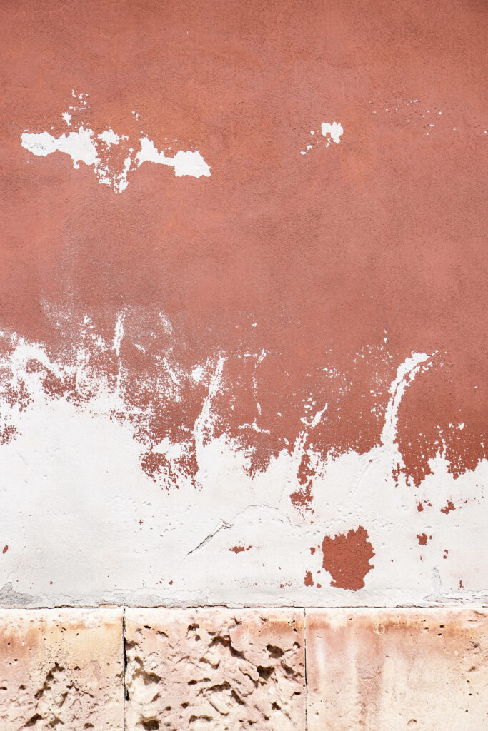 Pink Abstract Wallpaper with Weathered Concrete Texture Background