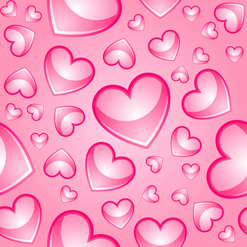 Captivating Pink Heartwaves: Incredibly Awesome Wallpaper for Your Background