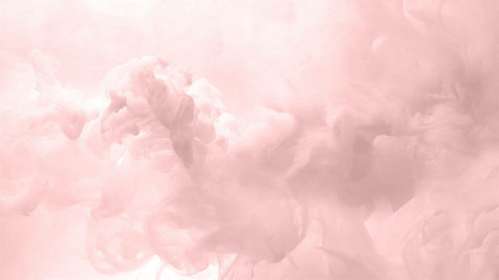 Blush Sky Bliss: A Pale Pink Cloud Wallpaper